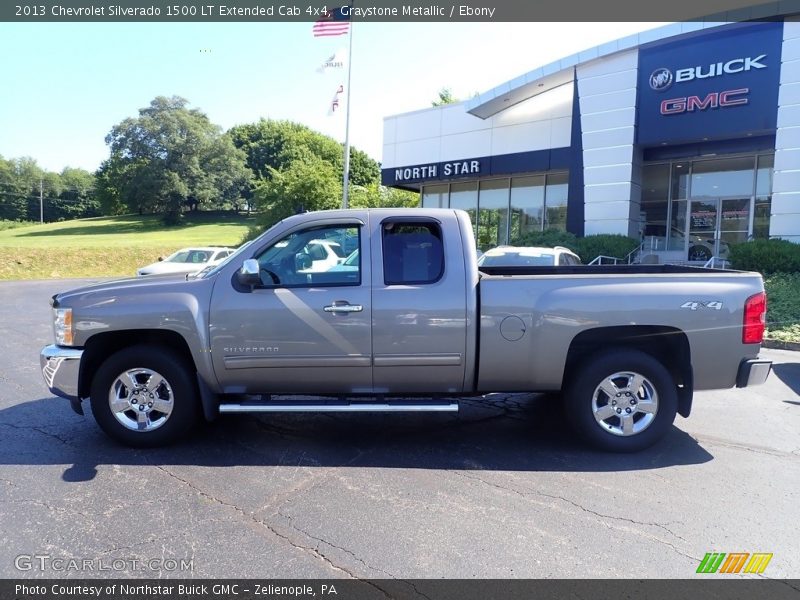 Graystone Metallic / Ebony 2013 Chevrolet Silverado 1500 LT Extended Cab 4x4