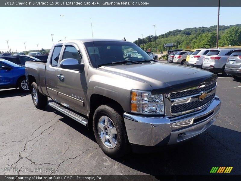 Graystone Metallic / Ebony 2013 Chevrolet Silverado 1500 LT Extended Cab 4x4