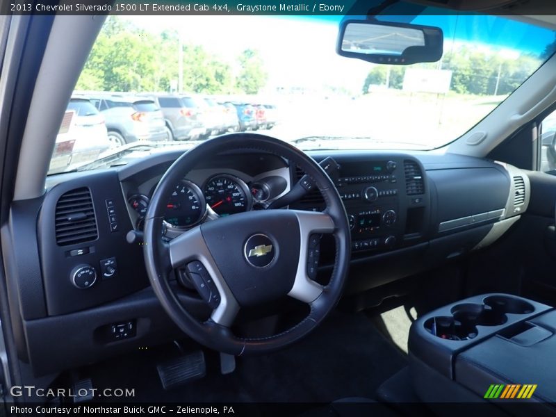 Graystone Metallic / Ebony 2013 Chevrolet Silverado 1500 LT Extended Cab 4x4