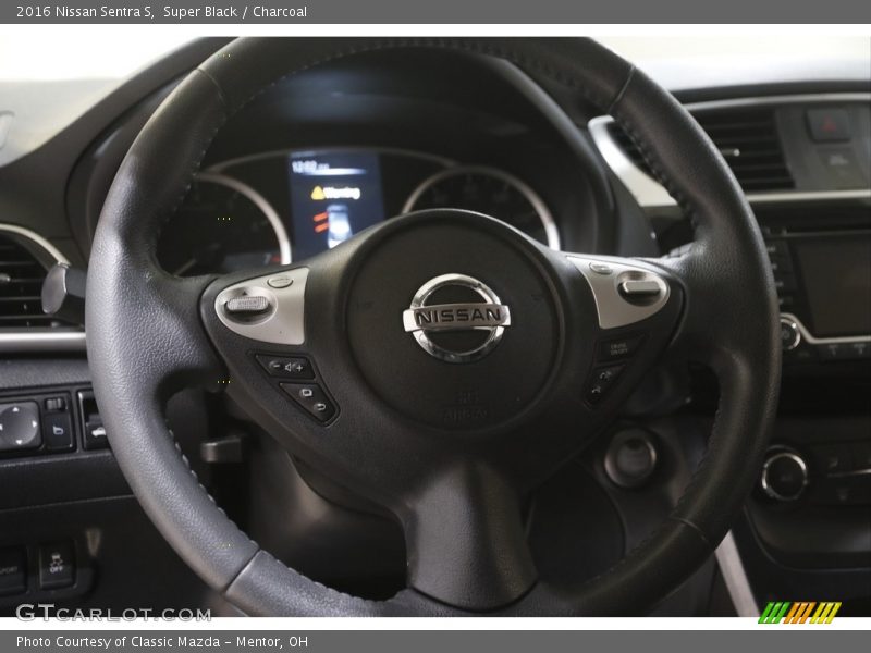 Super Black / Charcoal 2016 Nissan Sentra S