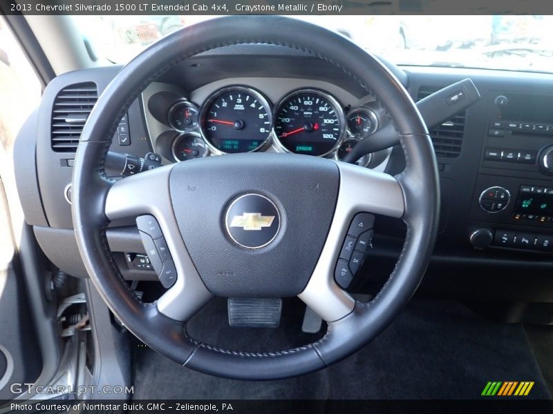 Graystone Metallic / Ebony 2013 Chevrolet Silverado 1500 LT Extended Cab 4x4