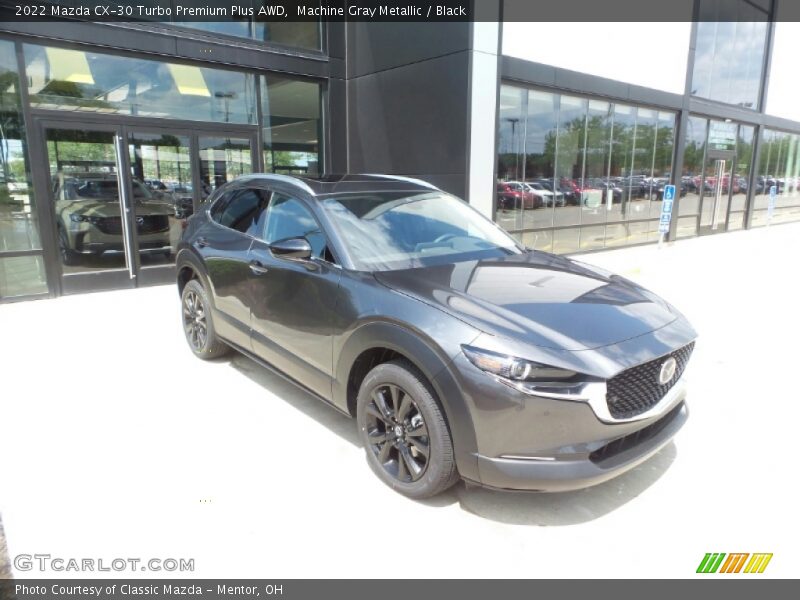 Machine Gray Metallic / Black 2022 Mazda CX-30 Turbo Premium Plus AWD