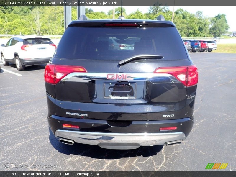 Ebony Twilight Metallic / Jet Black 2019 GMC Acadia Denali AWD