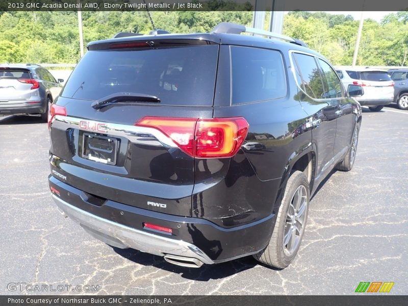 Ebony Twilight Metallic / Jet Black 2019 GMC Acadia Denali AWD
