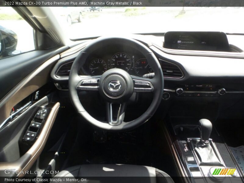 Machine Gray Metallic / Black 2022 Mazda CX-30 Turbo Premium Plus AWD