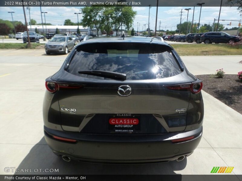 Machine Gray Metallic / Black 2022 Mazda CX-30 Turbo Premium Plus AWD