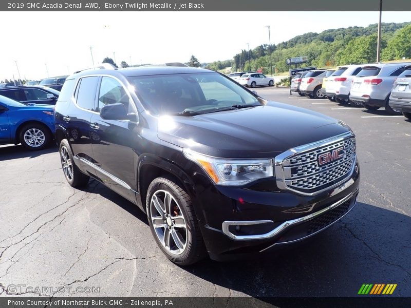 Ebony Twilight Metallic / Jet Black 2019 GMC Acadia Denali AWD