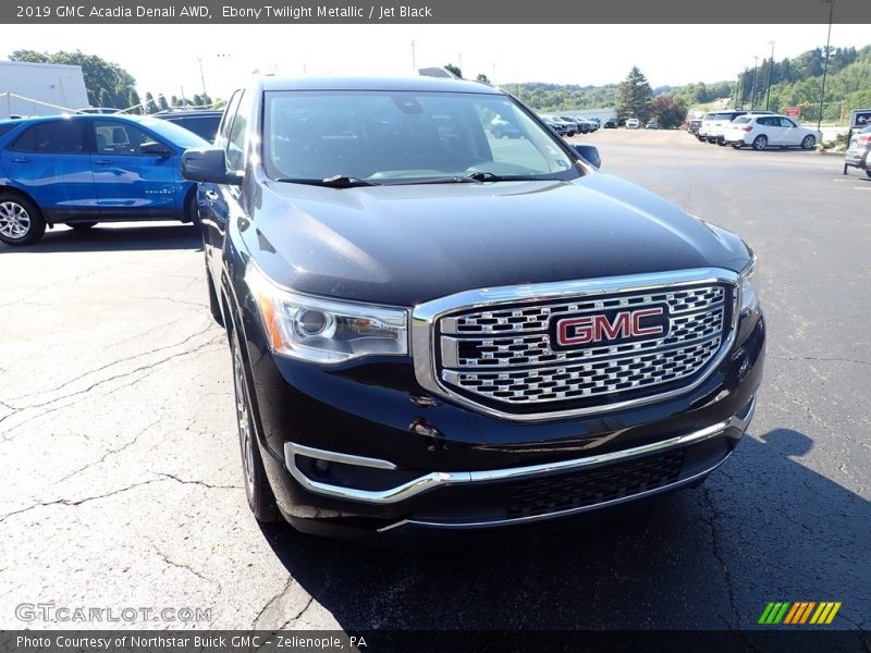 Ebony Twilight Metallic / Jet Black 2019 GMC Acadia Denali AWD