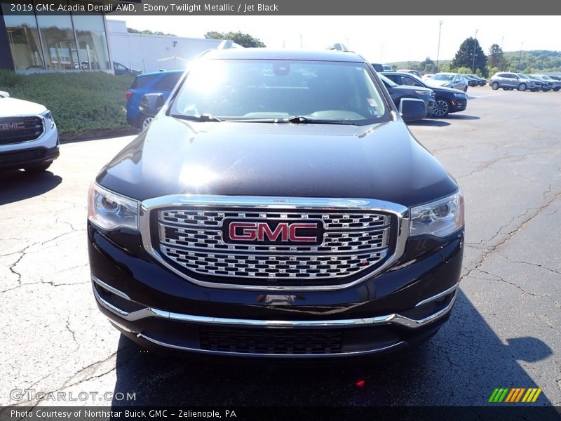 Ebony Twilight Metallic / Jet Black 2019 GMC Acadia Denali AWD