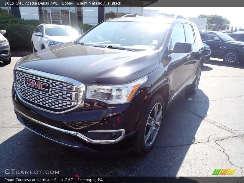 Ebony Twilight Metallic / Jet Black 2019 GMC Acadia Denali AWD