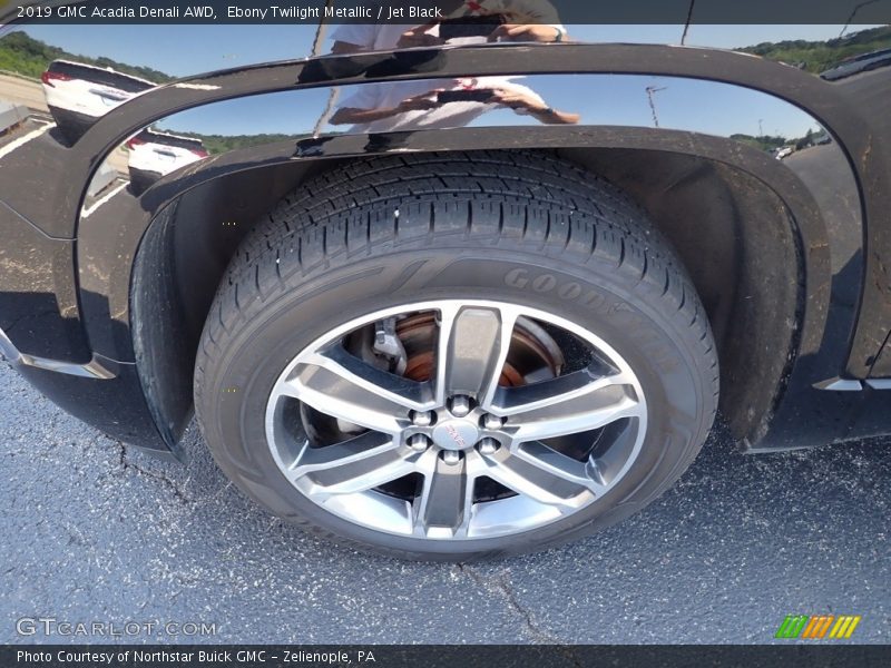 Ebony Twilight Metallic / Jet Black 2019 GMC Acadia Denali AWD