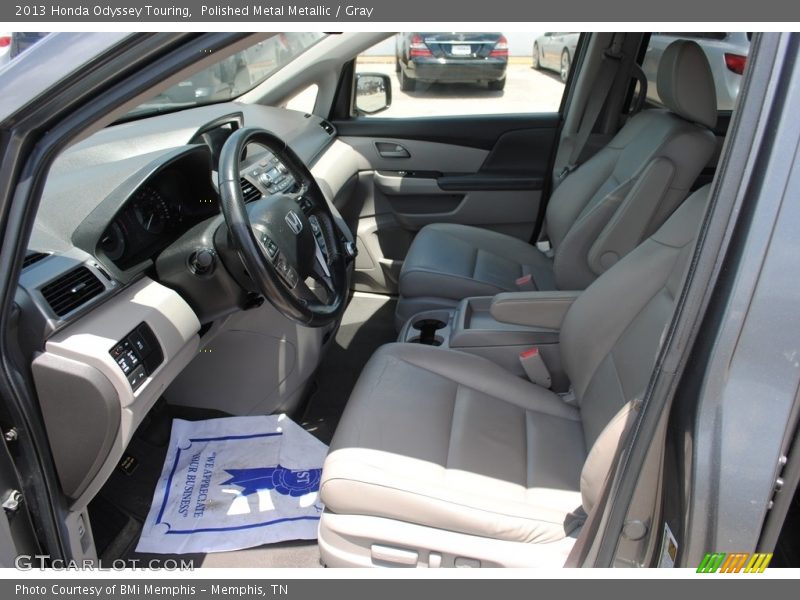 Polished Metal Metallic / Gray 2013 Honda Odyssey Touring