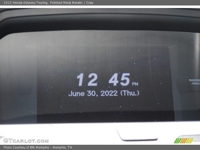 Polished Metal Metallic / Gray 2013 Honda Odyssey Touring