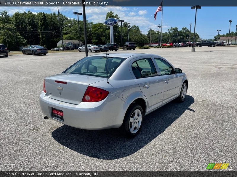 Ultra Silver Metallic / Gray 2008 Chevrolet Cobalt LS Sedan