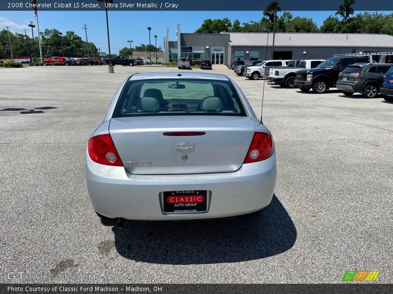 Ultra Silver Metallic / Gray 2008 Chevrolet Cobalt LS Sedan