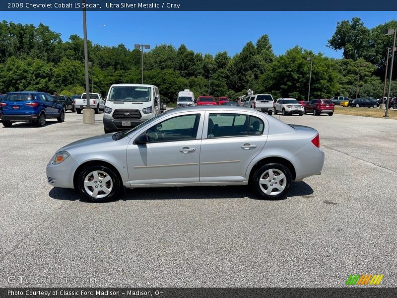 Ultra Silver Metallic / Gray 2008 Chevrolet Cobalt LS Sedan