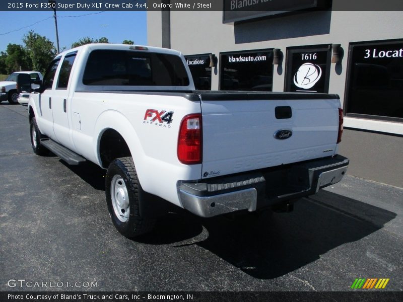 Oxford White / Steel 2015 Ford F350 Super Duty XLT Crew Cab 4x4