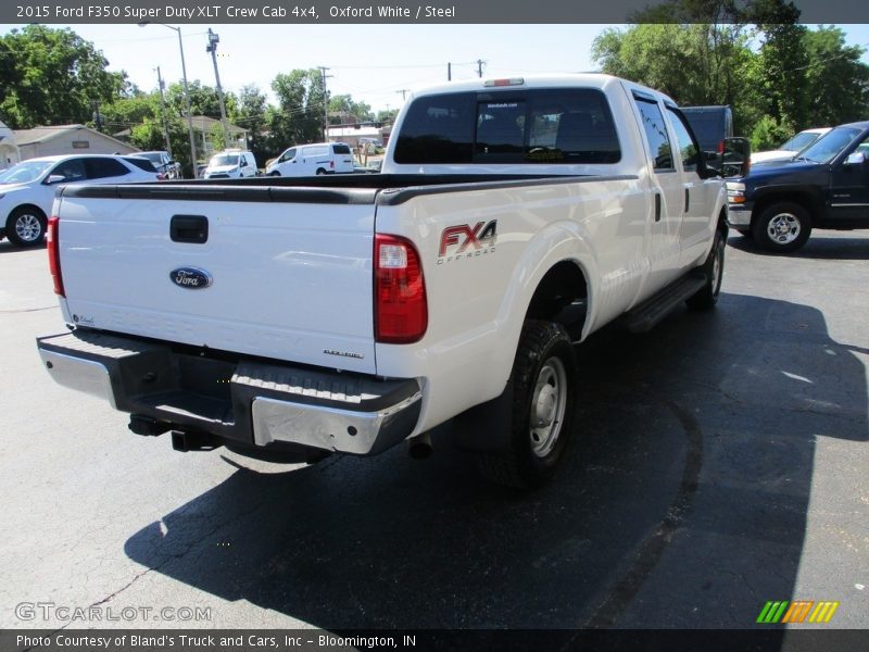 Oxford White / Steel 2015 Ford F350 Super Duty XLT Crew Cab 4x4