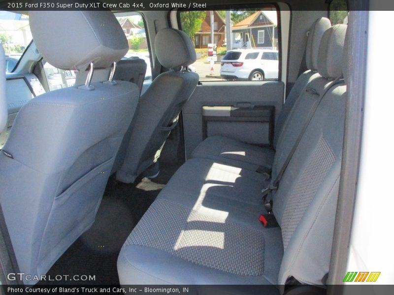 Oxford White / Steel 2015 Ford F350 Super Duty XLT Crew Cab 4x4