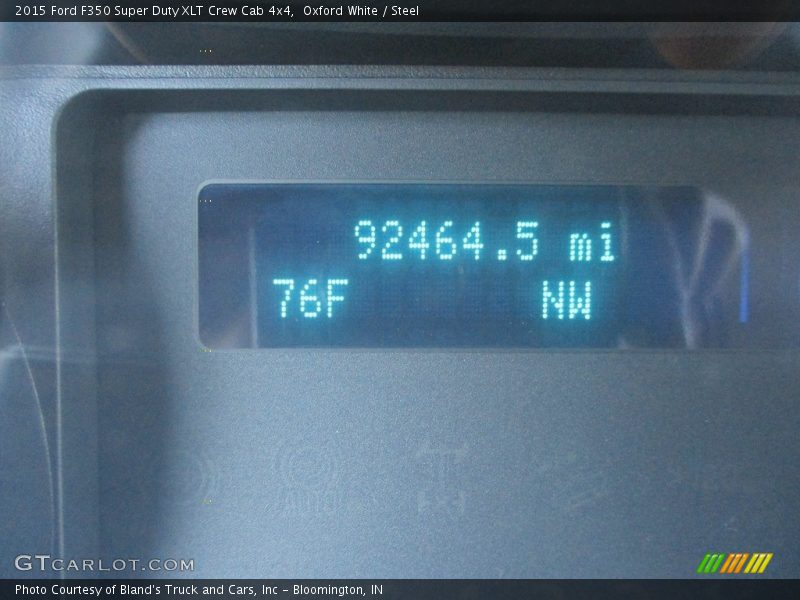 Oxford White / Steel 2015 Ford F350 Super Duty XLT Crew Cab 4x4