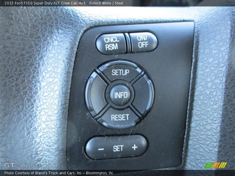 Oxford White / Steel 2015 Ford F350 Super Duty XLT Crew Cab 4x4