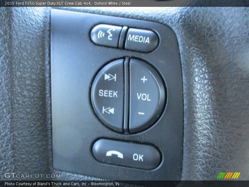 Oxford White / Steel 2015 Ford F350 Super Duty XLT Crew Cab 4x4