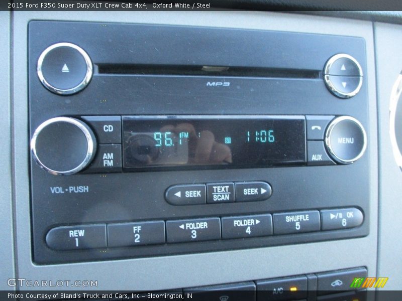 Oxford White / Steel 2015 Ford F350 Super Duty XLT Crew Cab 4x4