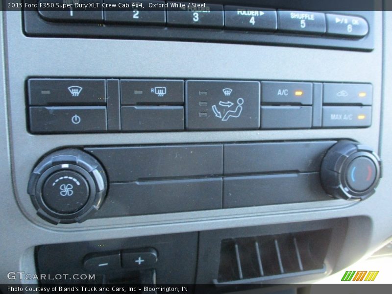 Oxford White / Steel 2015 Ford F350 Super Duty XLT Crew Cab 4x4