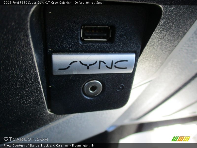 Oxford White / Steel 2015 Ford F350 Super Duty XLT Crew Cab 4x4