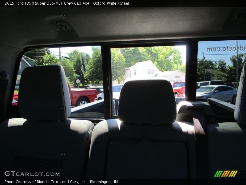 Oxford White / Steel 2015 Ford F350 Super Duty XLT Crew Cab 4x4