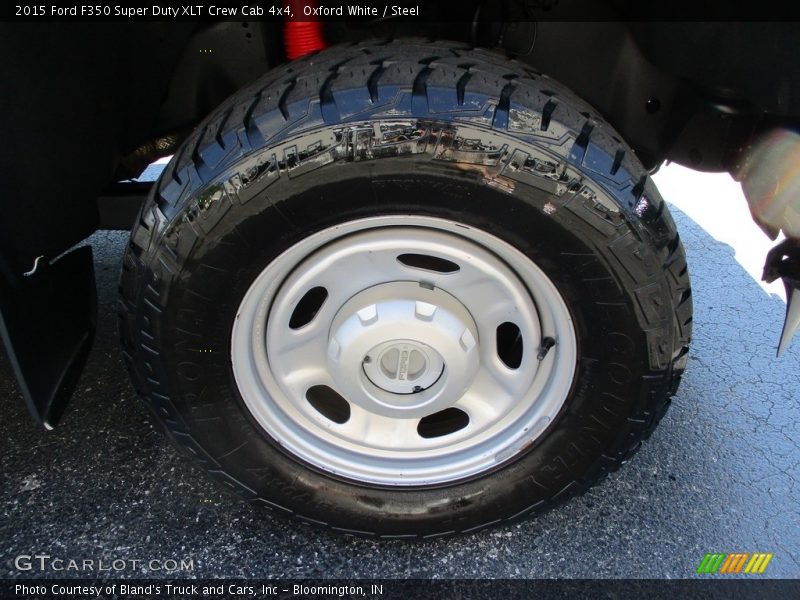 Oxford White / Steel 2015 Ford F350 Super Duty XLT Crew Cab 4x4