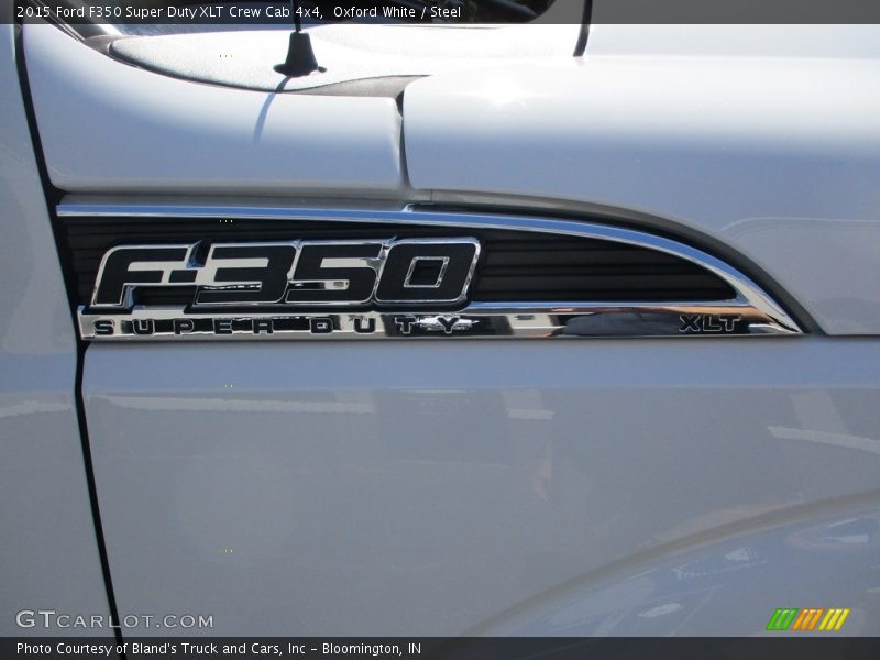 Oxford White / Steel 2015 Ford F350 Super Duty XLT Crew Cab 4x4