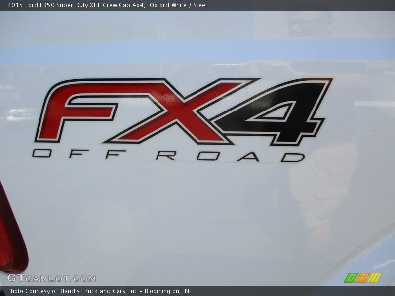 Oxford White / Steel 2015 Ford F350 Super Duty XLT Crew Cab 4x4