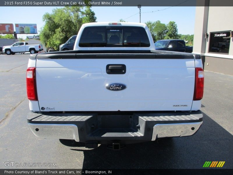 Oxford White / Steel 2015 Ford F350 Super Duty XLT Crew Cab 4x4