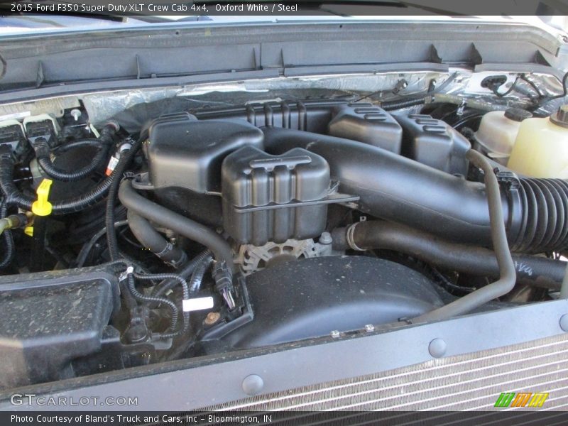 Oxford White / Steel 2015 Ford F350 Super Duty XLT Crew Cab 4x4