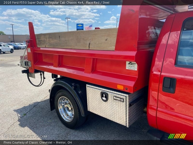 Race Red / Steel 2016 Ford F550 Super Duty XL Regular Cab Chassis 4x4