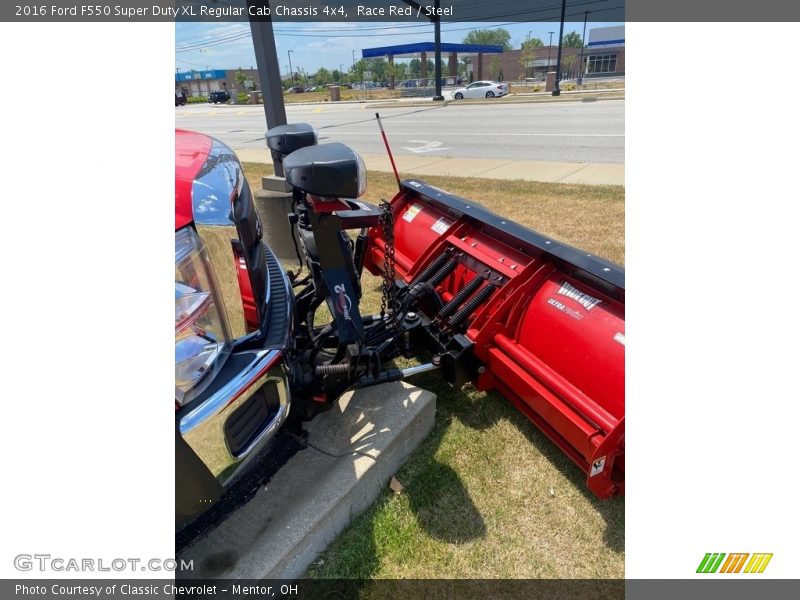 Race Red / Steel 2016 Ford F550 Super Duty XL Regular Cab Chassis 4x4