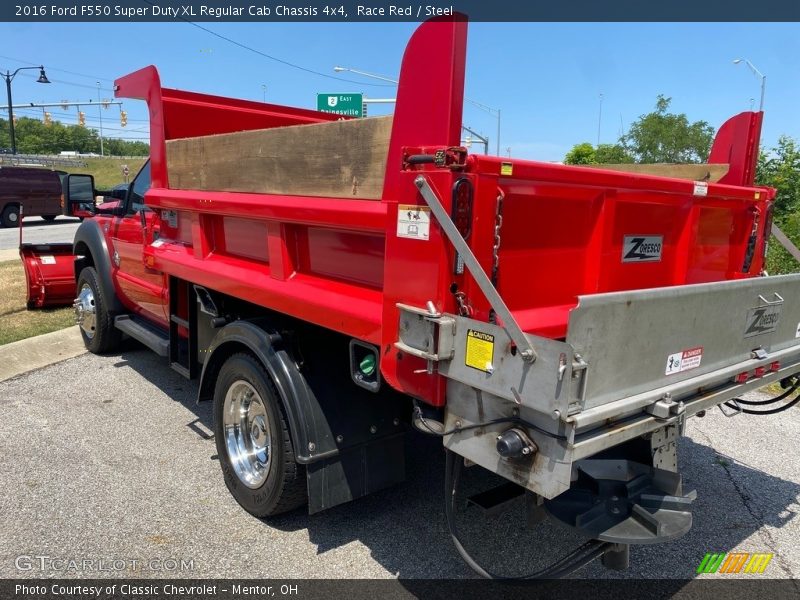 Race Red / Steel 2016 Ford F550 Super Duty XL Regular Cab Chassis 4x4