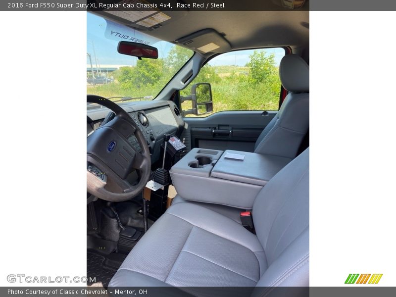 Race Red / Steel 2016 Ford F550 Super Duty XL Regular Cab Chassis 4x4