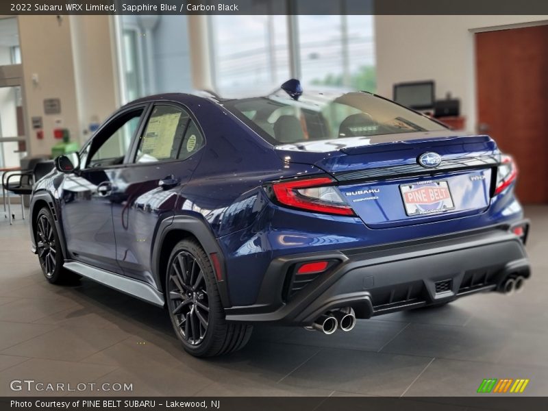 Sapphire Blue / Carbon Black 2022 Subaru WRX Limited