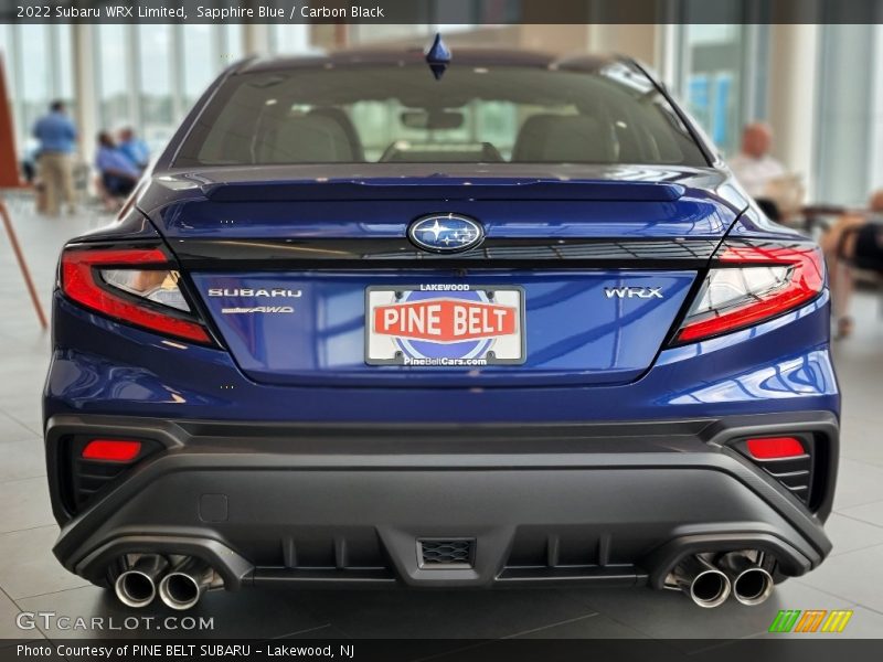 Sapphire Blue / Carbon Black 2022 Subaru WRX Limited