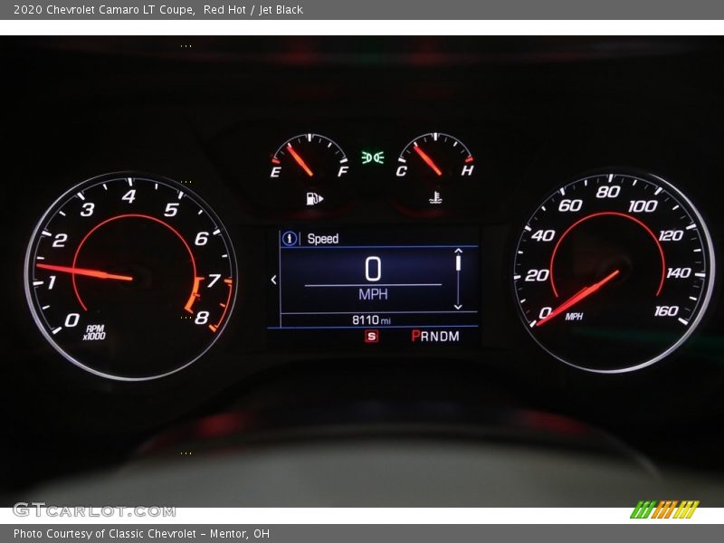 Red Hot / Jet Black 2020 Chevrolet Camaro LT Coupe