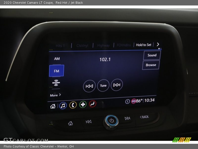 Red Hot / Jet Black 2020 Chevrolet Camaro LT Coupe