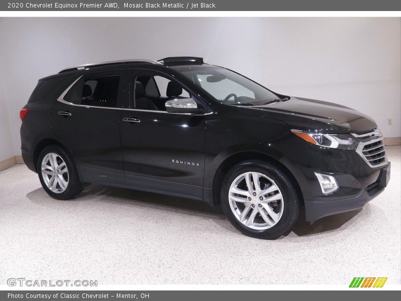 Mosaic Black Metallic / Jet Black 2020 Chevrolet Equinox Premier AWD