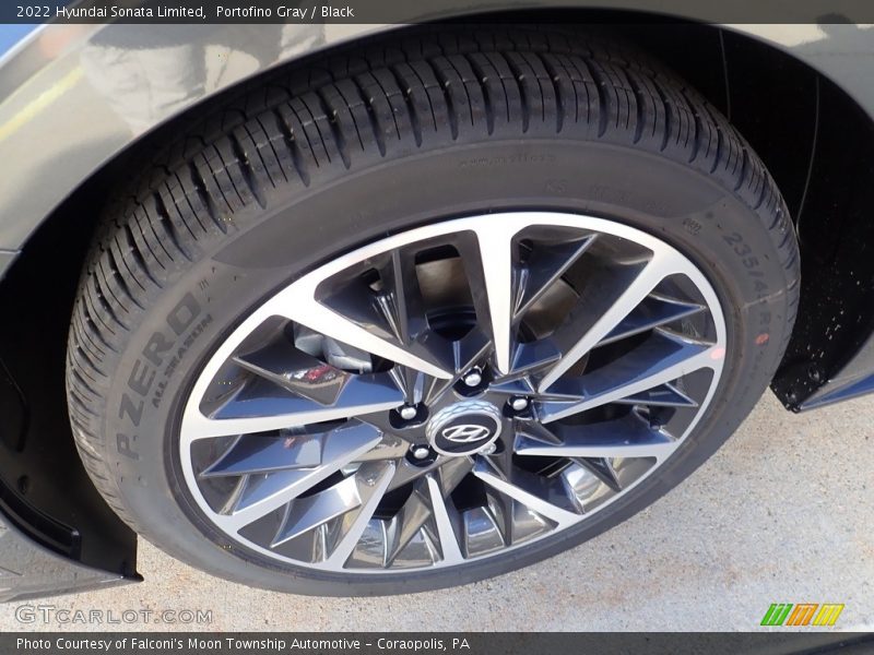 Portofino Gray / Black 2022 Hyundai Sonata Limited