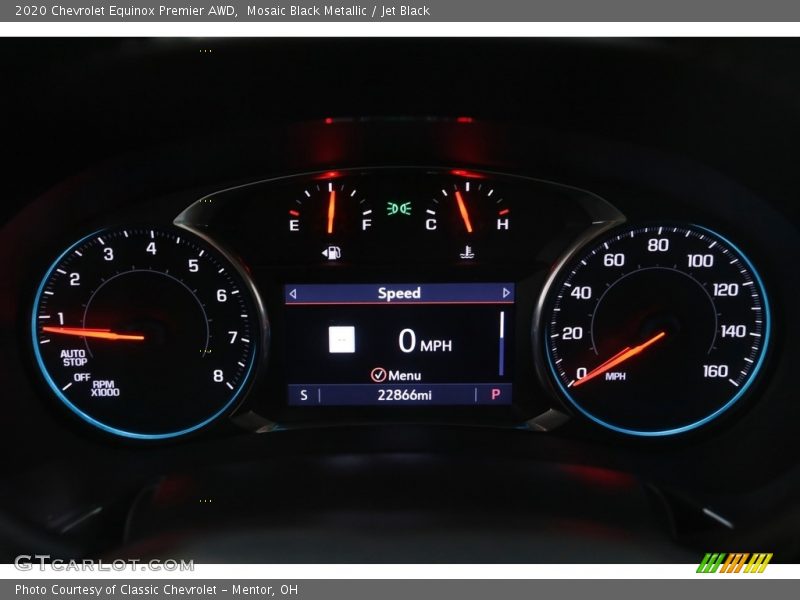 Mosaic Black Metallic / Jet Black 2020 Chevrolet Equinox Premier AWD