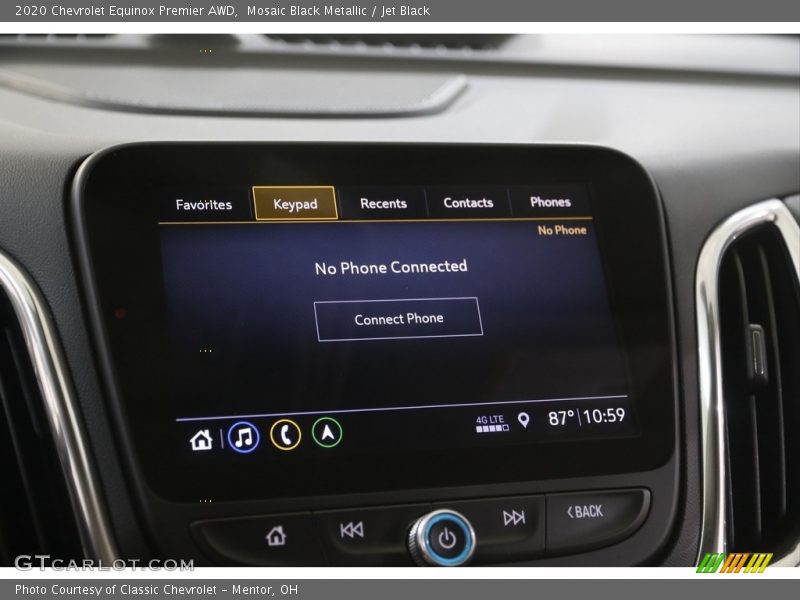 Mosaic Black Metallic / Jet Black 2020 Chevrolet Equinox Premier AWD