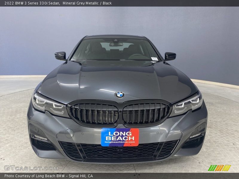 Mineral Grey Metallic / Black 2022 BMW 3 Series 330i Sedan