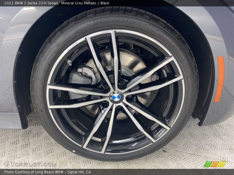 Mineral Grey Metallic / Black 2022 BMW 3 Series 330i Sedan