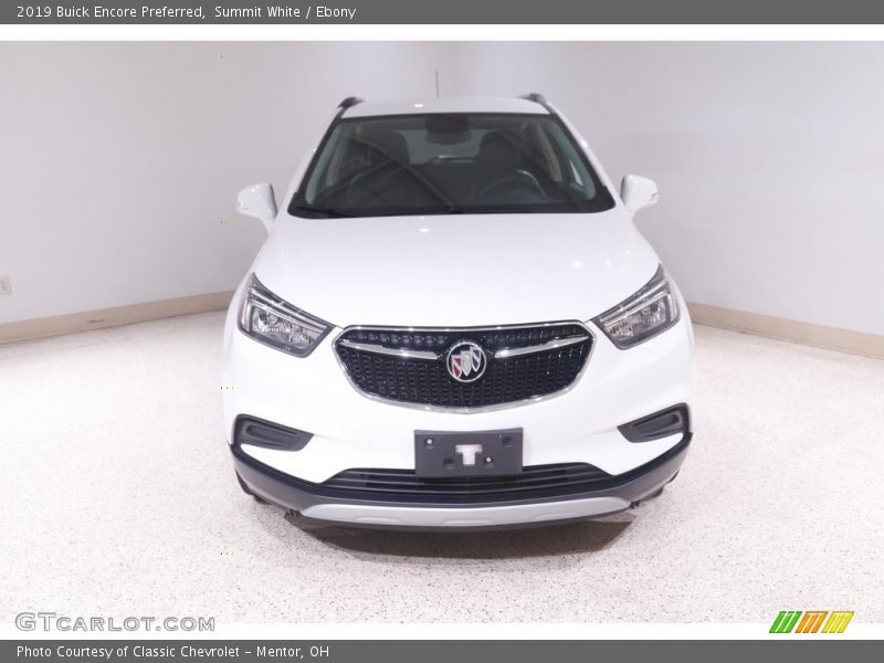 Summit White / Ebony 2019 Buick Encore Preferred